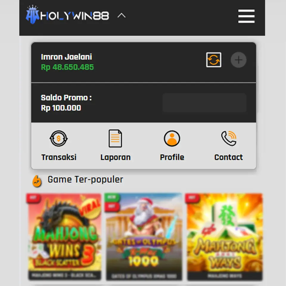 holywin88 APK Resmi Unduh